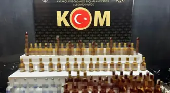 Bursa'da satışa hazır 98 şişe alkollü içki ele geçirildi: 2 gözaltı