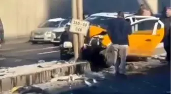 Buzlanma kazayı beraberinde getirdi