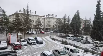 Çorum'da kar yağışı etkili oldu