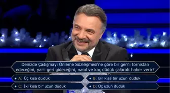 Denizde Çatışmayı Önleme Sözleşmesi'ne göre bir gemi tornistan edeceğini, yani geri gideceğini, nasıl ve kaç düdük çalarak haber verir?