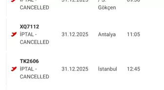 Diyarbakır'da uçak seferlerine kar engeli