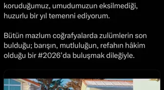 Emine Erdoğan'dan yeni yıl mesajı