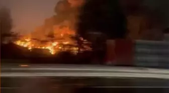 Esenyurt'ta fabrika yangını