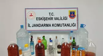 Eskişehir'de 78 litre sahte içki ele geçirildi
