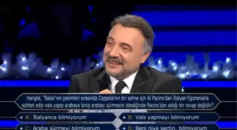 Hangisi, 'Baba'nın çekimleri sırasında Coppola'nın bir sahne için Al Pacino'dan İtalyan figüranlarla sohbet edip vals yapıp arabaya binip arabayı ...