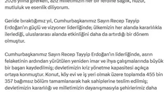 İletişim Başkanı Duran: 2026 yılında güven ve istikrar iklimini güçlendireceğiz