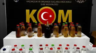 Isparta'da 44 litre sahte ve kaçak içi ele geçirildi