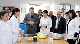 Kaymakam Odabaş meslek lisesindeki üretim alanlarını inceledi