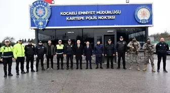 Kocaeli Valisi Aktaş, güvenlik güçlerini ziyaret etti