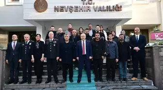 Nevşehir Valisi Fidan basın mensuplarının yeni yılını kutladı