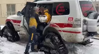 Şanlıurfa'da havale geçiren bebek paletli ambulansla hastaneye ulaştırıldı