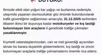 Tunceli'de 301 köy yolu kardan kapandı