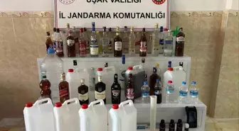 Uşak'ta yılbaşı öncesi jandarma içki kaçakçılarına darbe