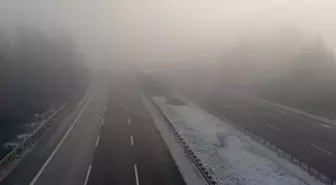 Anadolu Otoyolu'nun Düzce geçişinde sis etkili oldu