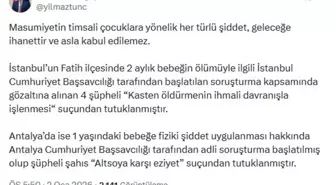 Bakan Tunç: 2 aylık bebeğin ölümüyle ilgili 4 şüpheli tutuklandı