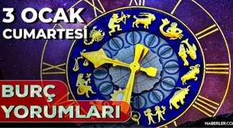 Burç yorumları 3 Ocak 2026! Günlük burç yorumları AŞK, EVLİLİK, KARİYER Kova, İkizler, Boğa, Başak burcu yorumu