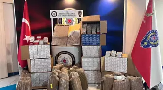 Demirci'de kaçak tütün operasyonu