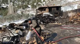 Osmaniye'de hızar atölyesi yangında kül oldu