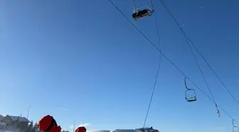 Samsun AFAD, kayak merkezinde arama kurtarma tatbikatı yaptı