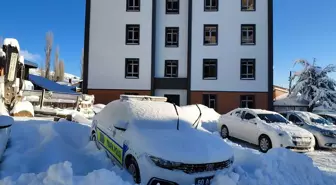 Tokat'ın ilçelerinde karla mücadele çalışmaları sürüyor
