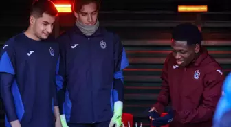 Trabzonspor yeni yılın ilk antrenmanını yaptı