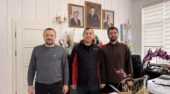 Yeşilay Samsun Şube Başkanı Güneş'ten Alaçam Belediyesine ziyaret