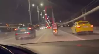 İstanbul'da Lodos Nedeniyle Motokuryeye Araçlarla Destek