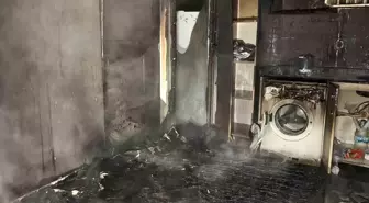 Alanya'da apartman dairesinde yangın korkuttu