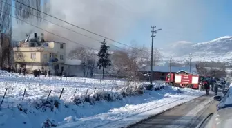 Amasya'da evde çıkan yangın hasara neden oldu