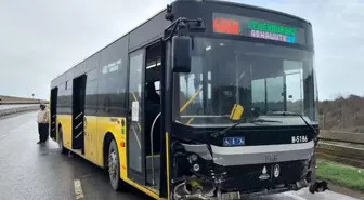 Arnavutköy'de İETT otobüsü kazaya karıştı: 2 yolcu yaralandı