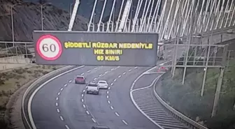 Bakanlıktan, Yavuz Sultan Selim Köprüsü için rüzgar uyarısı