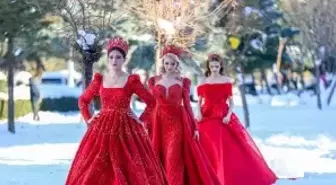 Diyarbakır'da kar üstünde defile düzenlendi