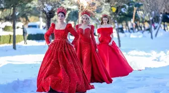 Diyarbakır'da kar üstünde defile düzenlendi