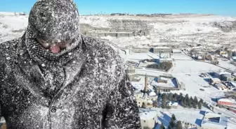 Doğu Anadolu ili buz kesti! Termometre eksi 28'i gösterdi