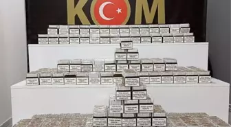 Isparta'da 40 bin adet dolu makaron ele geçirildi