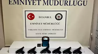İstanbul'da evinde ruhsatsız silah ile uyuşturucu bulunan zanlı tutuklandı