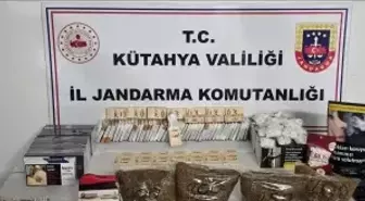 Kütahya'da jandarmadan kaçak tütün operasyonu