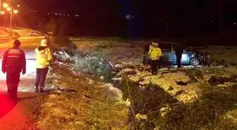 Samsun'da devrilen otomobildeki 3 kişi yaralandı