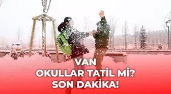 Van okullar tatil mi, 5 Ocak Pazartesi Van kar yağışı okullar tatil mi? Van Valiliği kar tatili açıklaması!