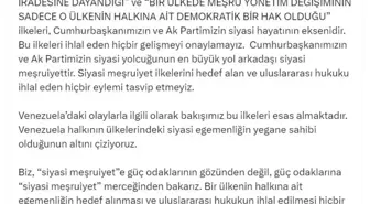 AK Parti'li Çelik: Uluslararası hukuku ihlal eden hiçbir eylemi tasvip etmeyiz