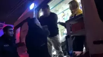 Alkollü sürücü polislerden polis istedi: 'Emniyeti arayın buraya polis ekipleri gelsin'