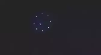 Ankara'nın Güdül ilçesinde iki arkadaş, gökyüzünde gizemli bir cisim görüntüledi