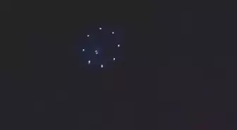 Ankara'nın Güdül ilçesinde iki arkadaş, gökyüzünde gizemli bir cisim görüntüledi