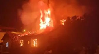 Bayındır'da evde çıkan yangında 1 kişi yaralandı