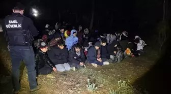 Fethiye'de bir koyda 58 düzensiz göçmen yakalandı