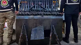 Gümrük kapısında 52 adet uzun namlulu silah ele geçirildi
