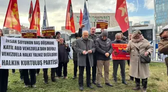 HKP'den ABD Büyükelçiliği önünde 'Venezuela' protestosu