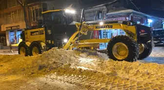 Kars'ta 500 kamyon kar şehir dışına taşındı