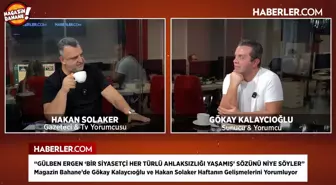 Magazin Bahane'de Gülben Ergen tartışması: Siyaset ve magazin iç içe geçti