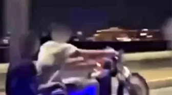 Mardin'de tek teker üzerinde giden motosiklet sürücüsü yakalandı